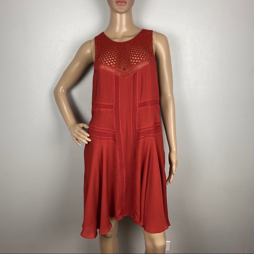 NEW A.L.C. SILK SLEEVELESS MINI DRESS - Picture 2 of 7